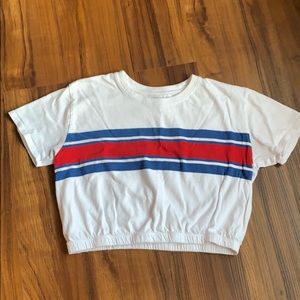 Hollister cropped shirt